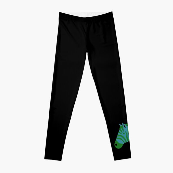 Blue and Green Zebra Neurofibromatosis (NF) Awareness Leggings RB0609 product Offical nf Merch
