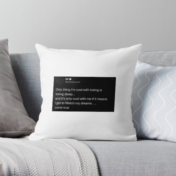 NF Tweets Throw Pillow RB0609 product Offical nf Merch