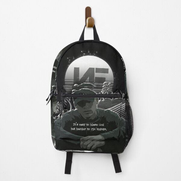 NF - Its Easy to Blame God but harder to fix things Backpack RB0609 product Offical nf Merch