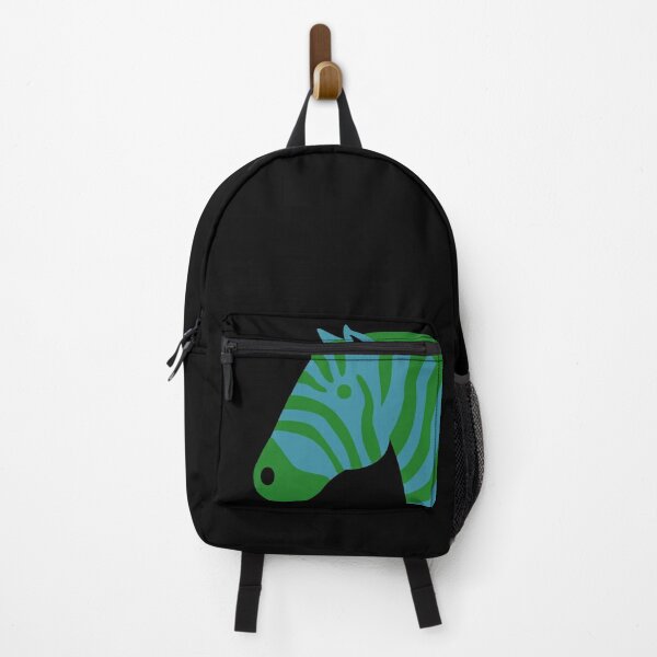 Blue and Green Zebra Neurofibromatosis (NF) Awareness Backpack RB0609 product Offical nf Merch