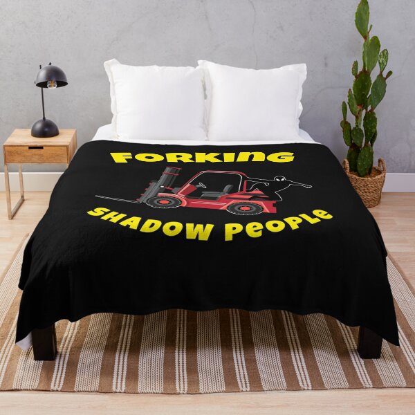 Forklift Ninja NF, Forking Shadow People RY Throw Blanket RB0609 product Offical nf Merch