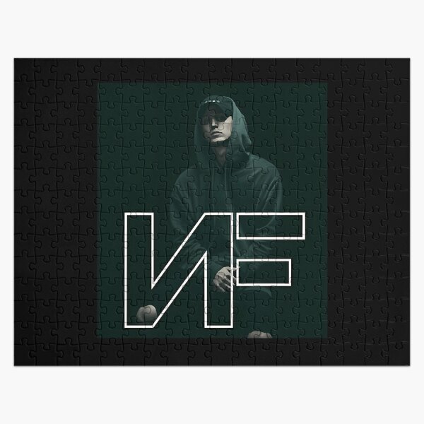 nf logo with face Jigsaw Puzzle RB0609 product Offical nf Merch