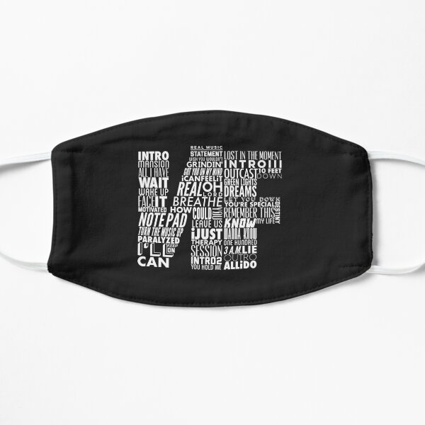 NF - Word Collaboration Design   Flat Mask RB0609 product Offical nf Merch
