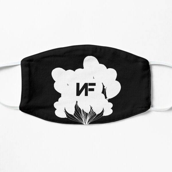 NF Balloons (White Logo) Flat Mask RB0609 product Offical nf Merch